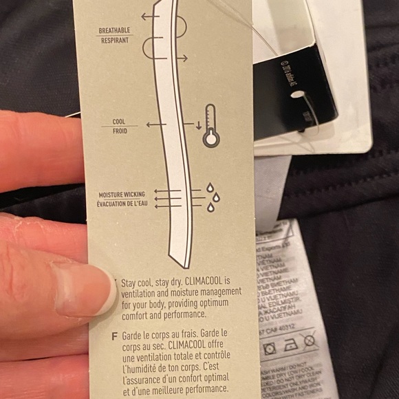 Adidas Womens Climalite Black Track Pants White Stripes / Ankle Zippers/ NWT/ S - Picture 14 of 16